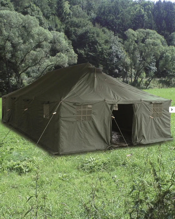 militär zelt 4 personen Armeegrünes Polyester-Militärzelt 10 m x 4,80 m Mil-Tec