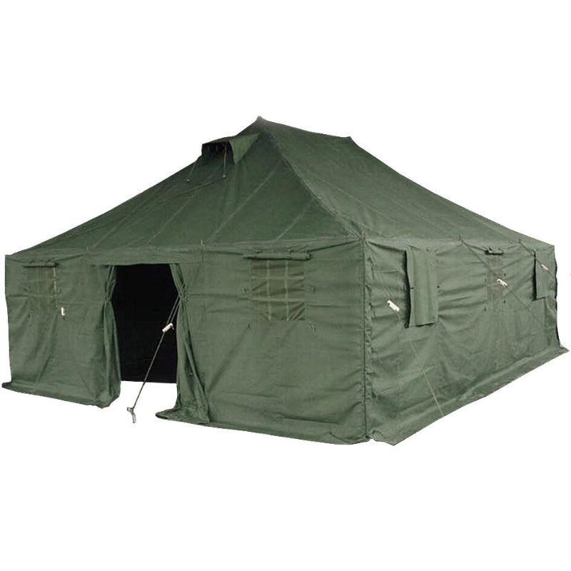 Armeegrünes Polyester-Militärzelt 10 m x 4,80 m Mil-Tec