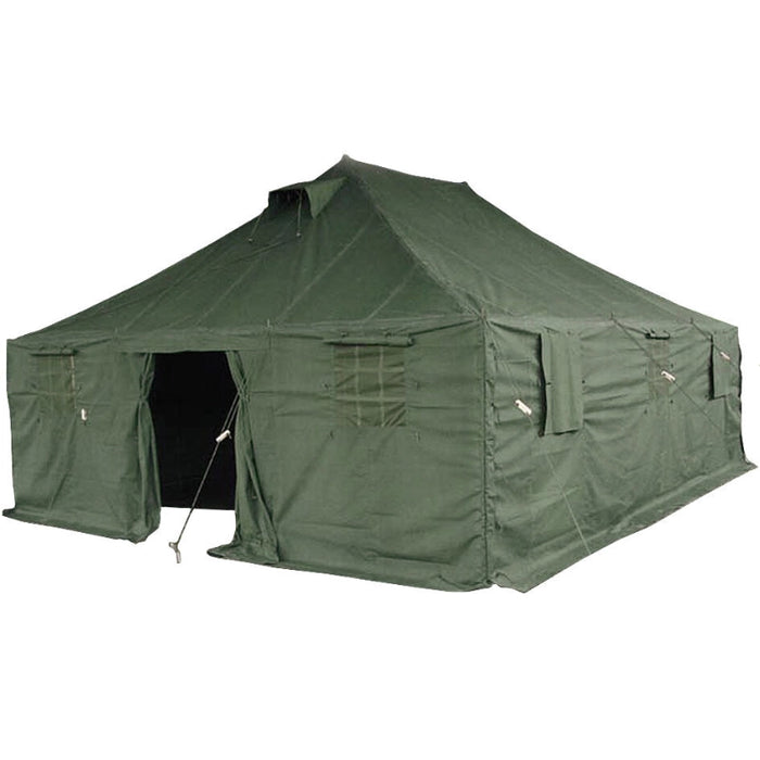 tente verte Armeegrünes Polyester-Militärzelt 10 m x 4,80 m Mil-Tec