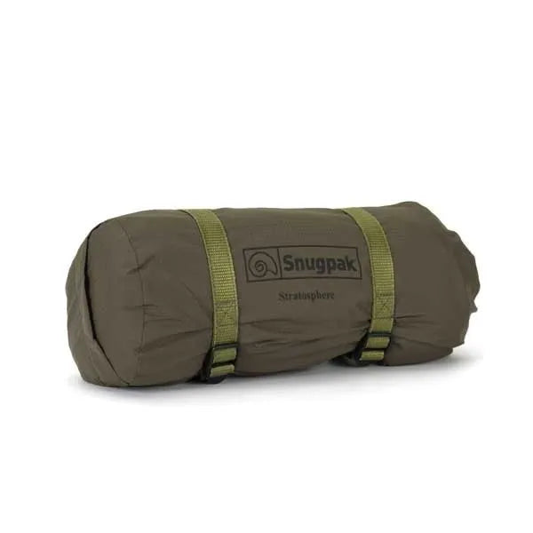 Tente monoplace STRATOSPHERE verte olive dans son sac