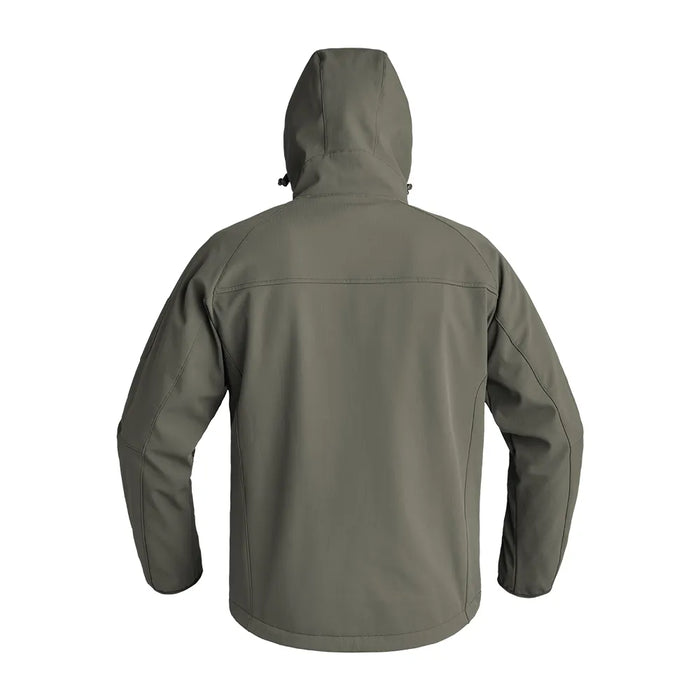 Veste Softshell INSTRUCTOR vert olive vue de dos