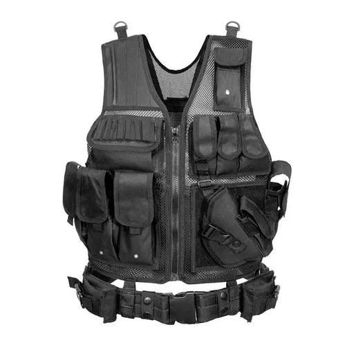 Veste tactique militaire noire