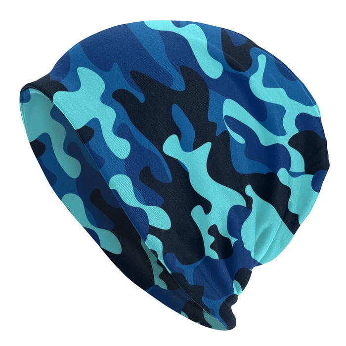 Bonnet Camouflage Bleu