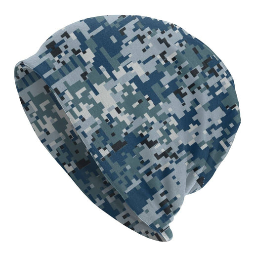 Digital Navy Blue Military Cap