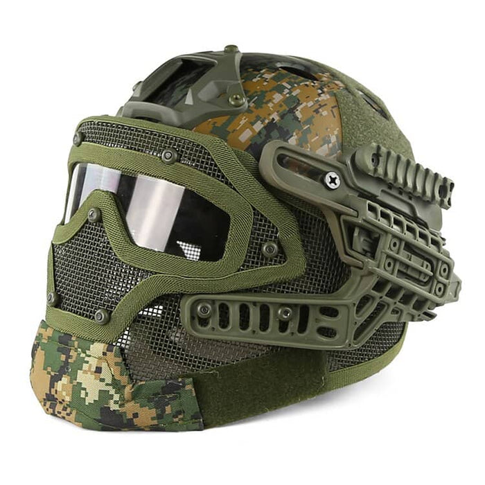 Protections Auditives Latérales Pour Casque FAST - Caoutchouc Souple, 2 Pièces, Fixations Incluses - 6