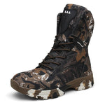 Chaussures camouflage militaire vue de face