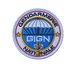 GIGN White Embroidered Badge