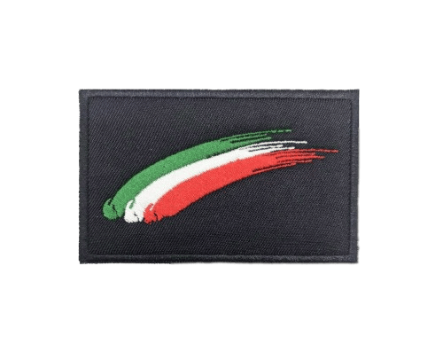 écusson italie Noir Velcro