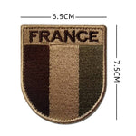 écusson militaire français dimensions