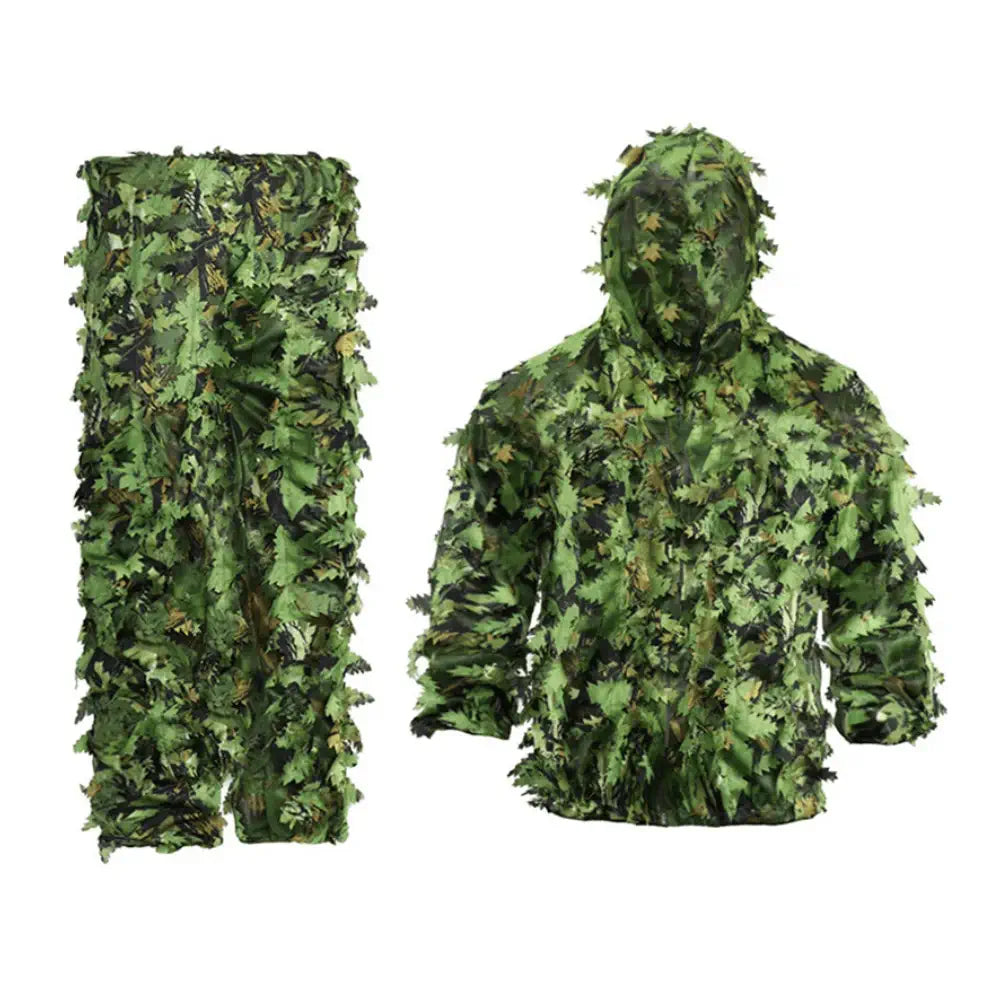 Ghillie suit camouflage 3D Vert Jambes et buste