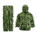 Ghillie suit camouflage 3D Vert Jambes et buste