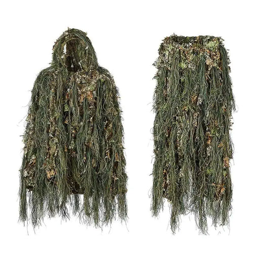 Combinaison ghillie veste et pantalon camouflage feuilles 3D... - 2745 Combinaison ghillie veste et pantalon camouflage feuilles 3D... - 2745