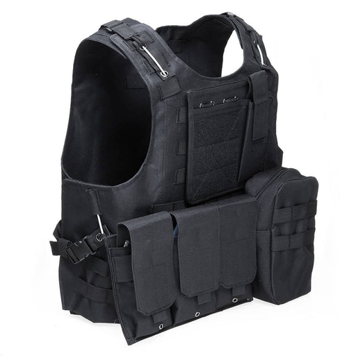 Gilet tactique militaire noir