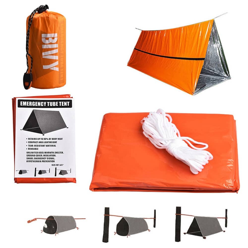 Kit de tente de survie