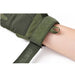 combat mitts with scratch fastening green