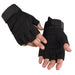 Tactical Military Black Fingerless Mitts