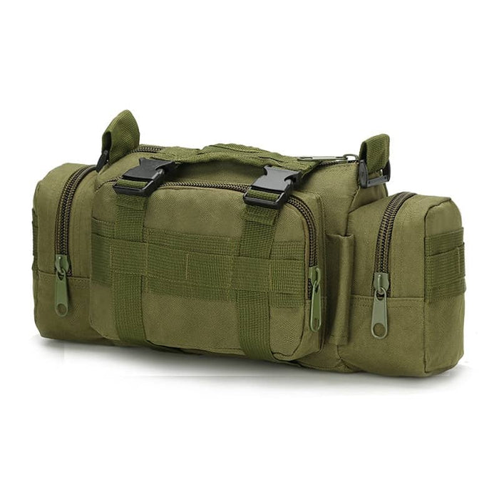 Kleine grüne Militärtasche