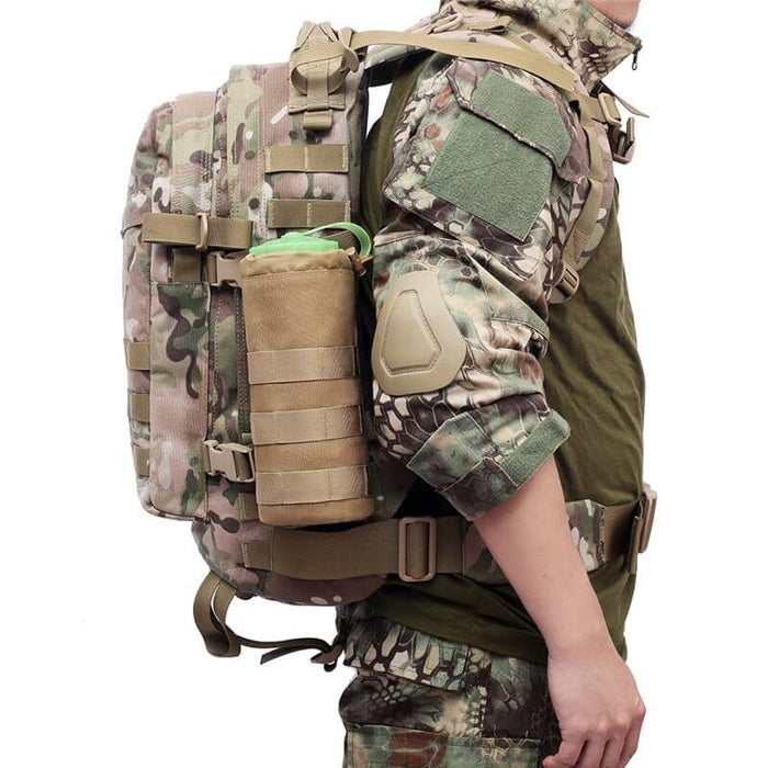 Tactical military water bottle holder