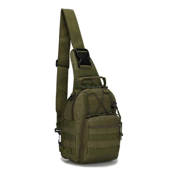 Green tactical military bag