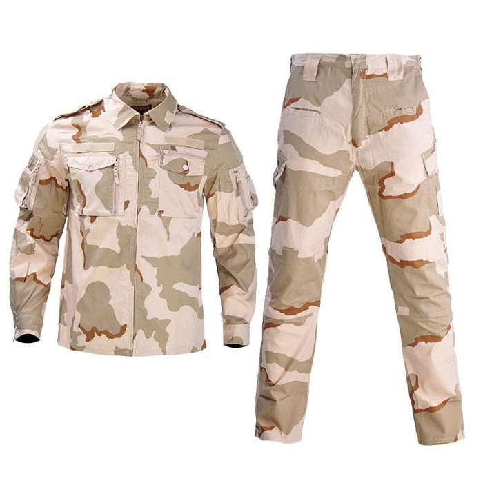 Tenue militaire américaine camouflage sansha pantalon et chemise