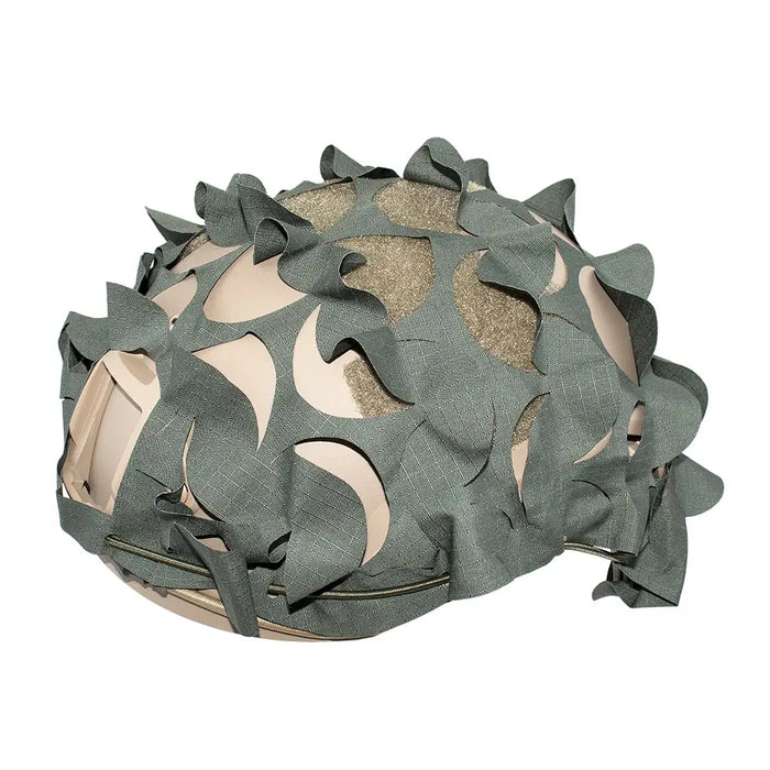 Camouflage Netz Helm Grau
