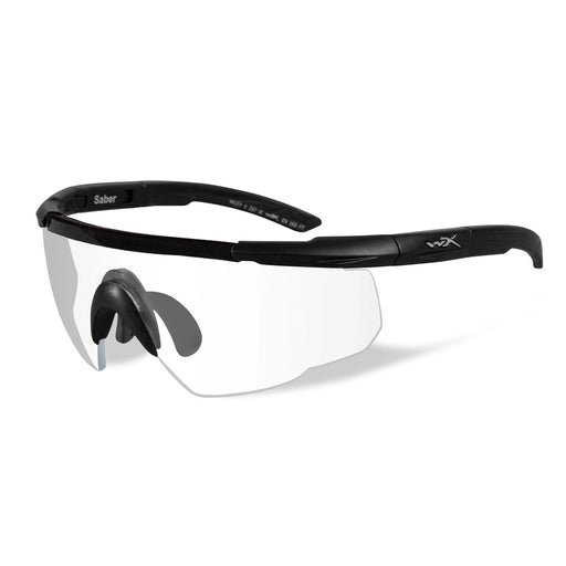 Ballistische Schutzbrille Saber Advanced schwarz farblose Scheibe