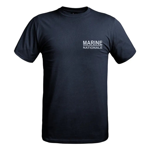 Marine T-Shirt STRONG Blau Text