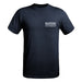 Marine T-Shirt STRONG Blau Text