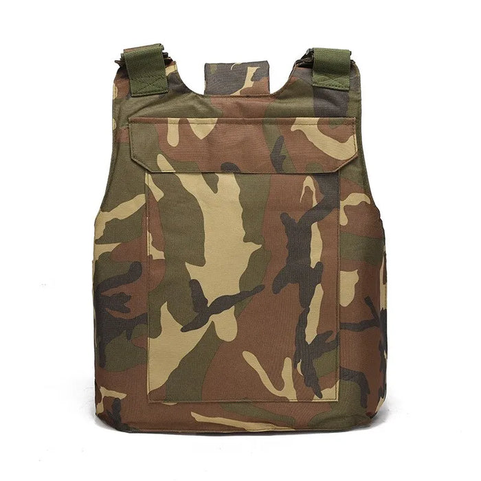 Tactical Military Camouflage Jungle Vest Back View