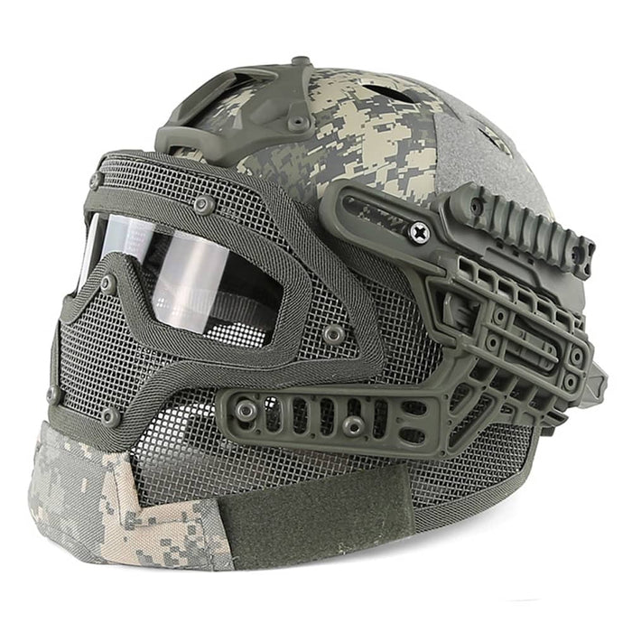 Custom ACU Digital Airsoft-Helm