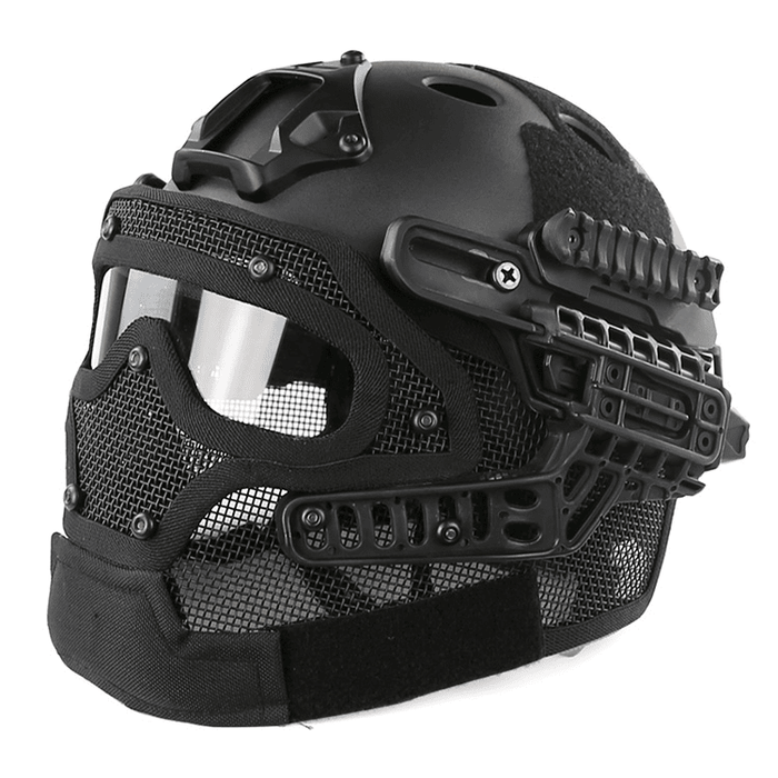 Airsoft-Helm Custom Schwarz