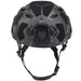Tactical airsoft helmet black cp face view
