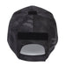Amerikanische Kappe schwarz mit Klettverschluss und verstellbarem Bereich