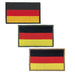 deutscher Flaggenaufnäher 3 Exemplare