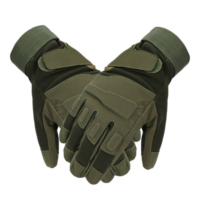 Paar Handschuhe grün Armee taktisch