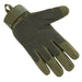 Armeegrüne taktische Handschuhe für das Militär