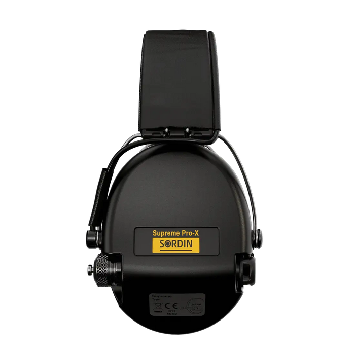 Supreme Pro-X LED Tactical Earmuff Military Black