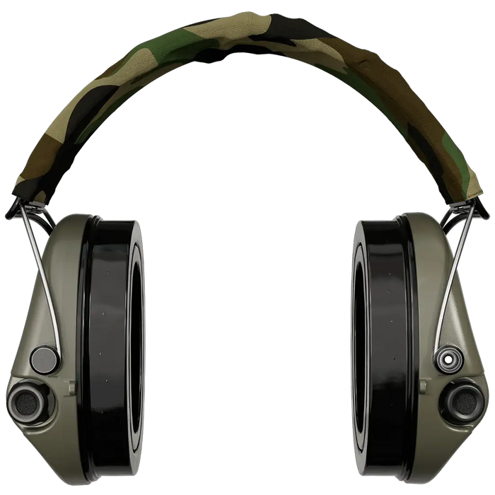 Supreme Pro-X LED Tactical Earmuff Olive Green Camo