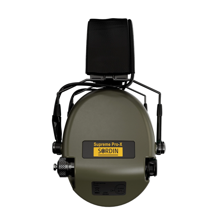 Suprême Pro-X Olive Green military ear muffs for soldiers