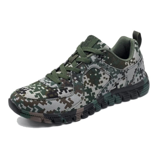 Digital jungle military style shoes