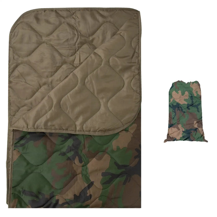 Woodland military blanket