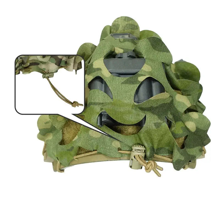 Camouflage net Ghillie 3D helmet