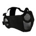 Airsoft Camouflage Mask Black