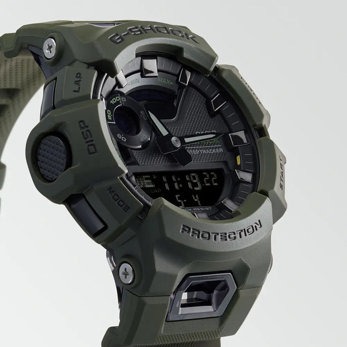Tactical G-Shock GBA-900UU olive green watch