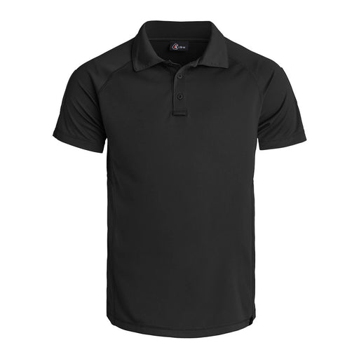 INSTRUCTOR black military polo shirt