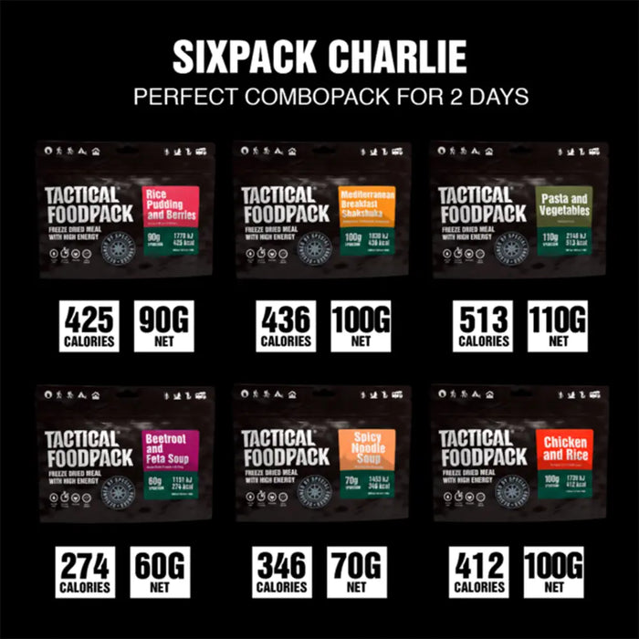 Combat ration pack Charlie - 6 meals