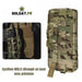 Military hydration bag with MOLLE system