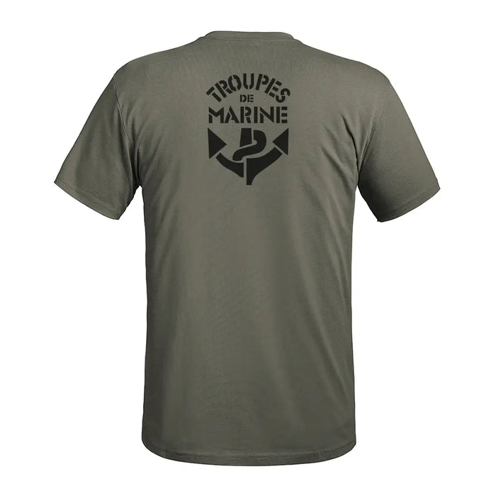 Troupes de Marine Olive Green T-shirt