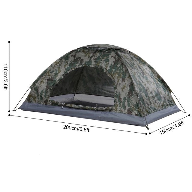 2-seater military tent dimensions