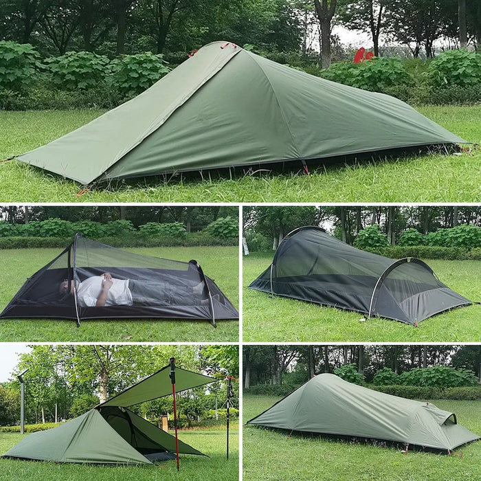 Army green tent1 place